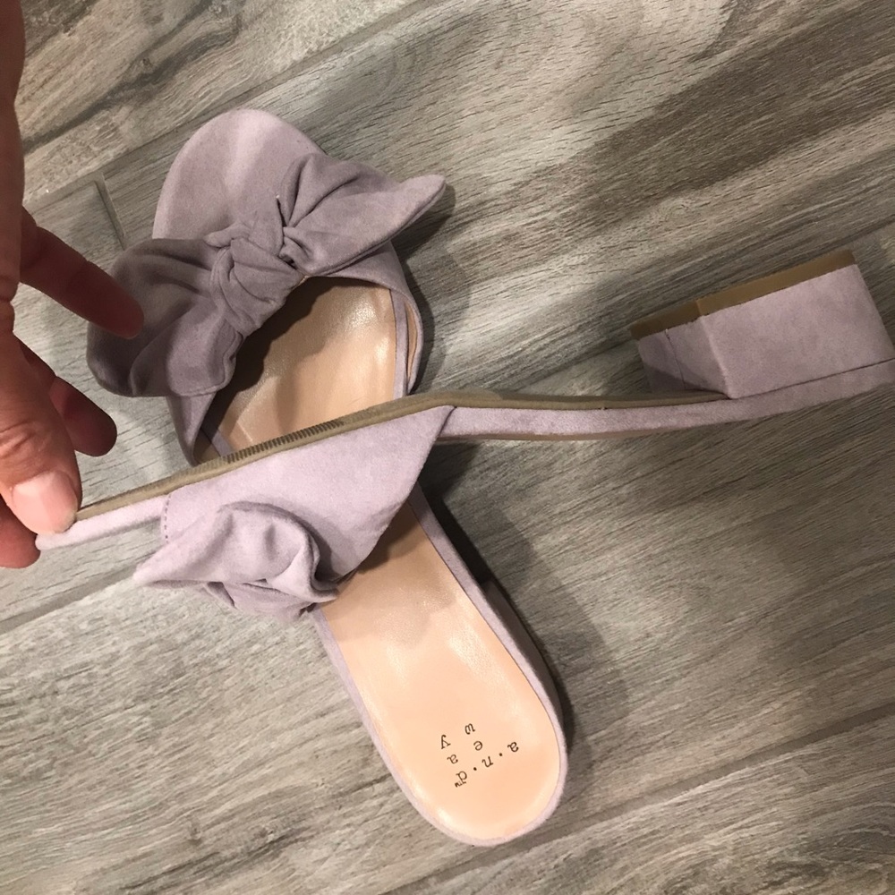 Think cute flip flop!  Comfy and easy